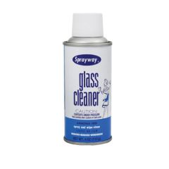 Sprayway® SW048 Glass Cleaner, 5 oz Can, Semi Stable White Foam, Aerosol
