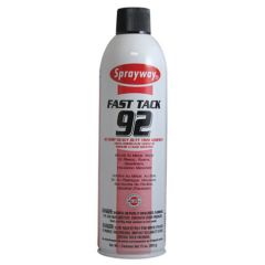 Sprayway® Fast Tack 55 SW092 High Temperature Heavy Duty Trim Adhesive, 20 oz Aerosol Can, Amber, Gas