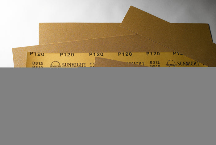 Sunmight Gold File Sheet P80 05206, 16-1/2"×2-3/4", PSA backing — view 2