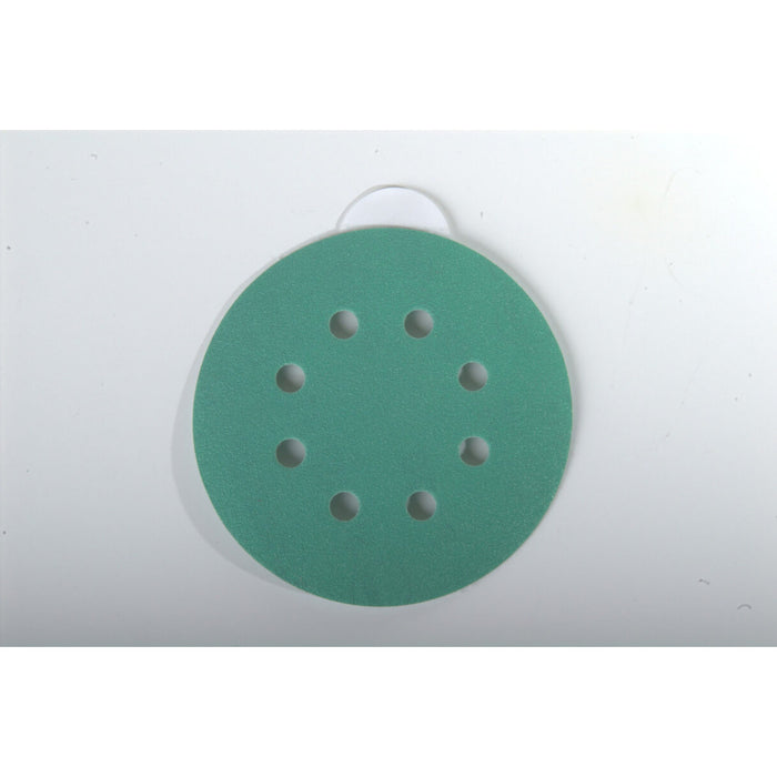 Sunmight 01006 P80 8 in 8-Hole Grip Disc, Velcro Backing, Pack of 50