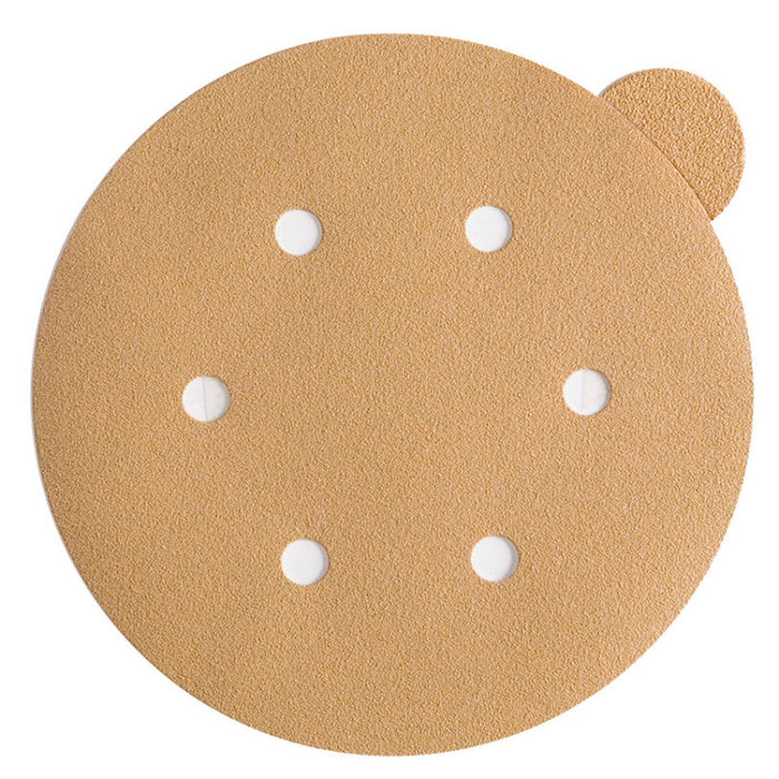 Sunmight Gold 02711 Open Coated Sanding Disc, 6 in, P220 Grit, Premium Alum Oxide, PSA — view 4