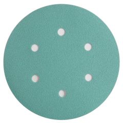 Sunmight Film 01806 Open Coated Grip Disc, 6 in, P80 Grit, Premium Aluminum Oxide, Velcro Attachment