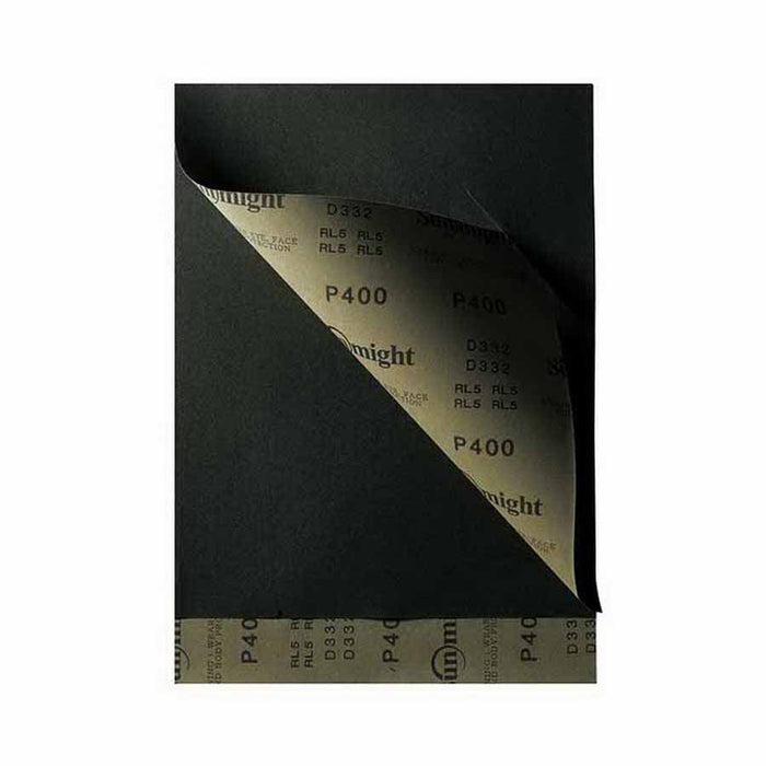 Sunmight Plain Sheet, 9 in W x 11 in L, P280 Grit, Alum Oxide Abrasive, Wet/Dry — view 2