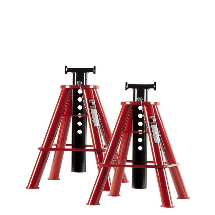 Sunex Ton Medium Height Pin Type Jack Stands (Pair)