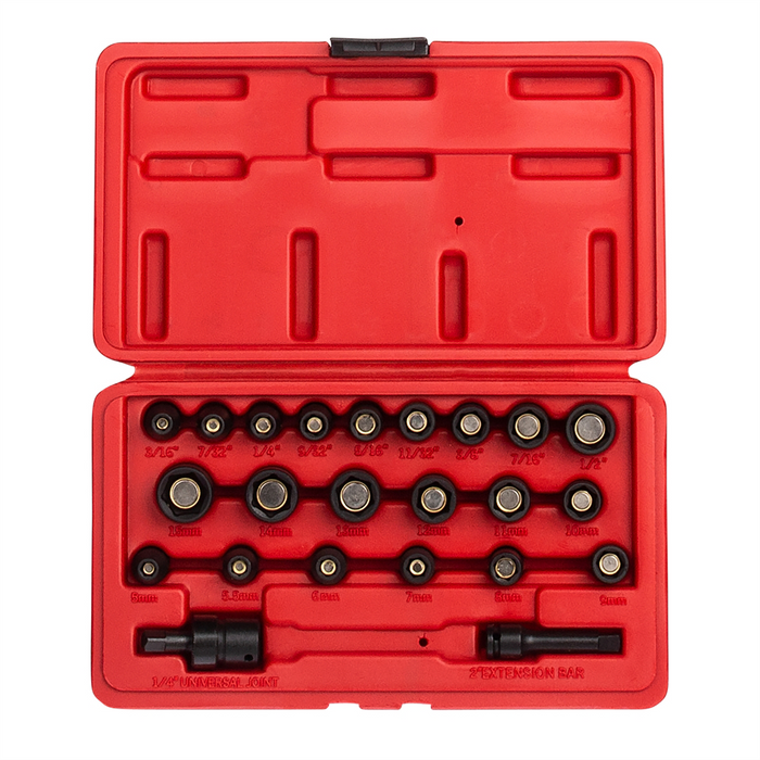 Sunex Tools SOCKET SET 1/4 DR. 23PC MASTER MAGNETIC
