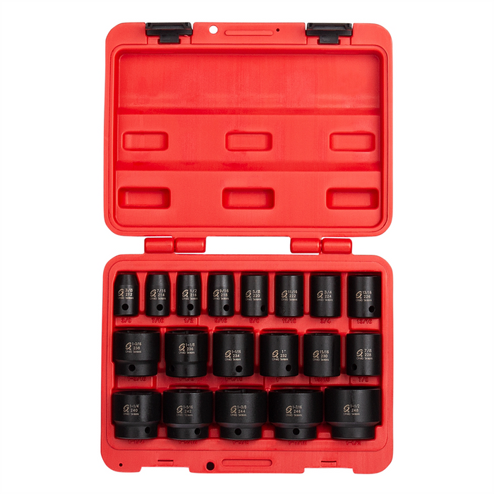 Sunex Tools 19-Piece 1/2 in. Drive Fractional SAE