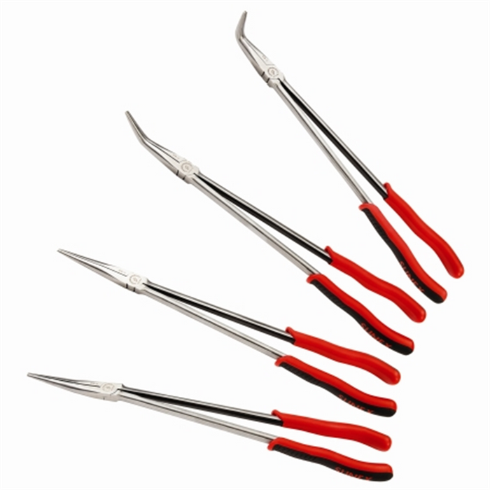 Sunex Tools 4 Piece 16" Extra Long Reach Pliers Set