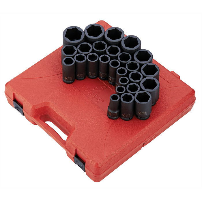 Sunex Tools 26-Piece 3/4 in. Drive 6-Point Metric