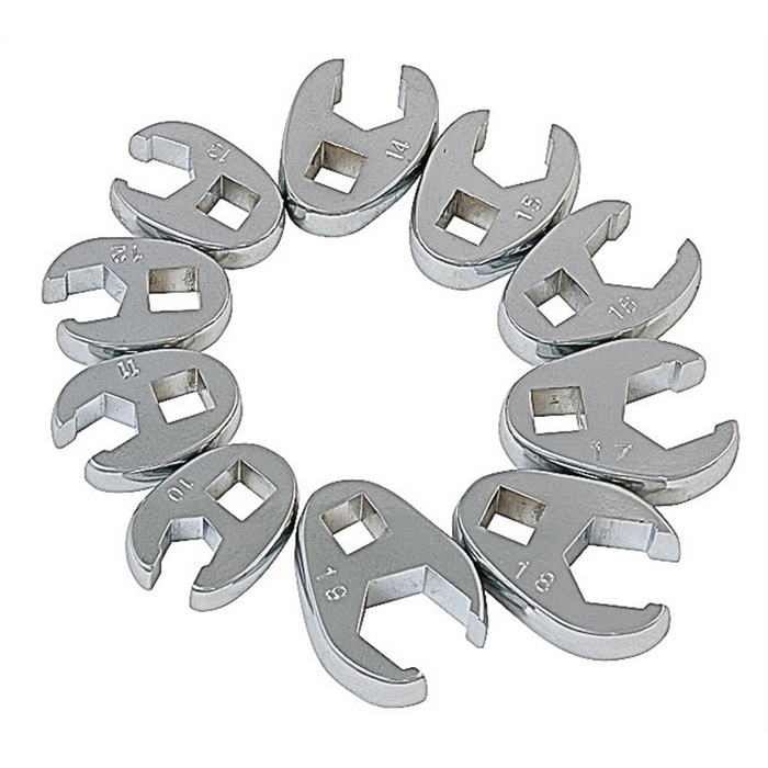 Sunex Tools 3/8In Dr. 10Pc Fully Polished Metric