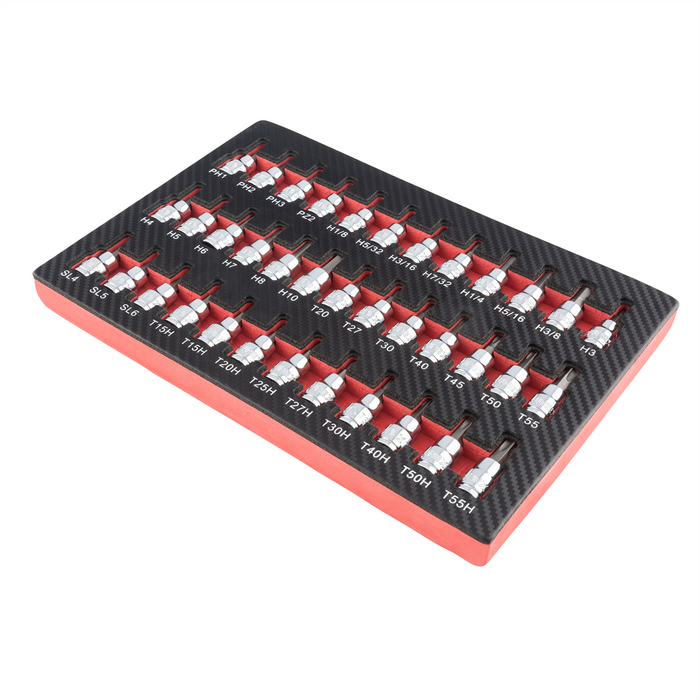 Sunex Tools Pc. Bit Socket Set in EVA Foam