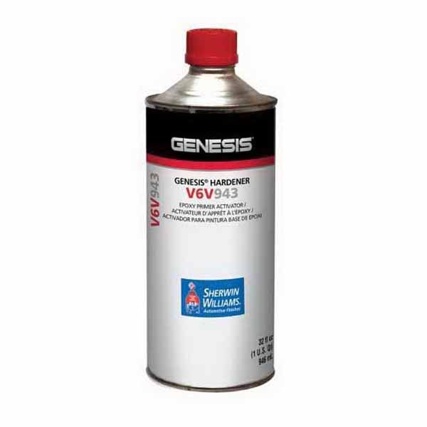 Sherwin-Williams V6V943-4 Activator, 1 qt Can, Liquid, Use With:, 3.5 VOC Epoxy Primer
