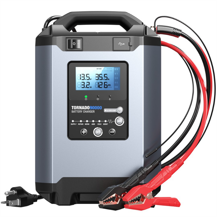 Topdon Tornado90000 - 90A Stable Power Supply & Smart Charger 12V/24V