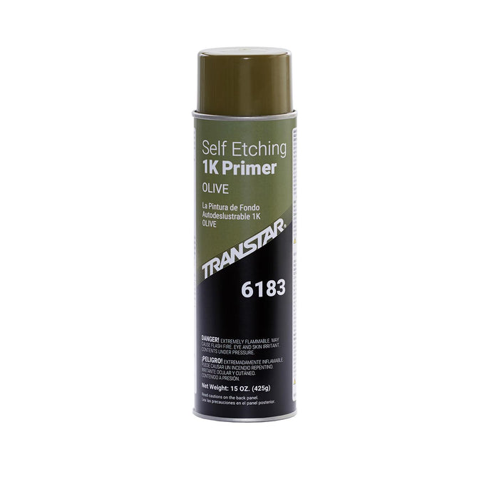 Transtar 6183 Self-Etching 1K Primer - Olive Green, 20 oz Aerosol Can