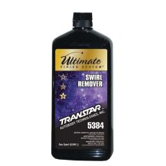 TRANSTAR® 5384 Swirl Remover, 1 qt Bottle, White, 440 lb/gal VOC