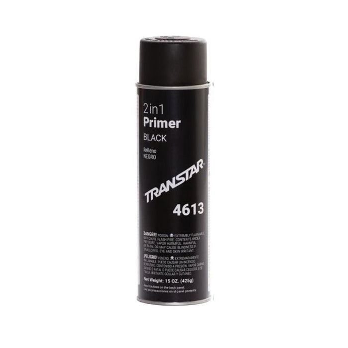 Transtar 2-in-1 Primer 4613 20 oz Black Fast-Dry Aerosol Can