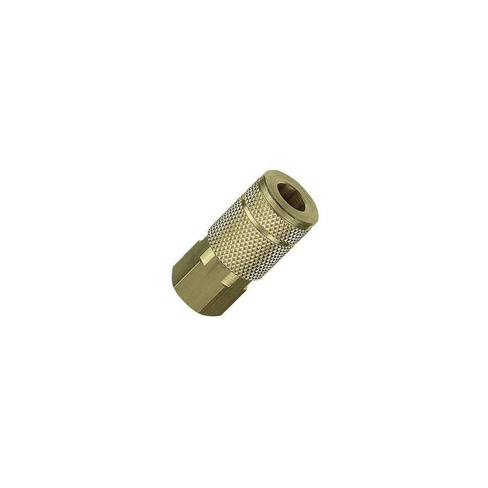 Tru-Flate 13-135 Carded Coupler, 1/4 in, FNPT, Brass