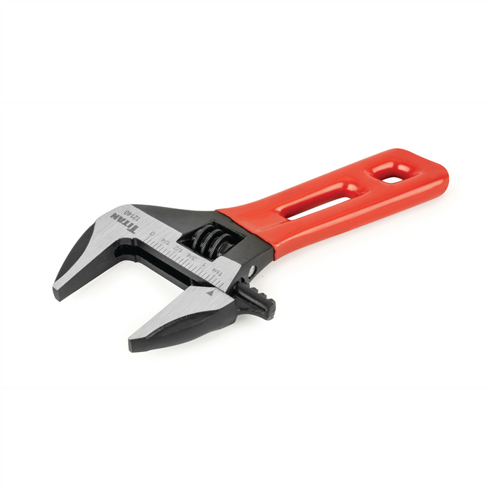 Titan Hand Tools Stubby Adjustable Wrench 1-7/16 in. Jaw Capacity