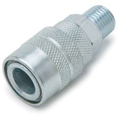 TITAN™ 19343 Industrial Style Air Line Coupler, 1/4 in, MNPT, Steel