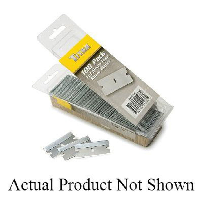 Titan Hand Tools Titan 11038 Single Edge Razor Blade, For Use With: Standard Razor Blade Tools — view 2