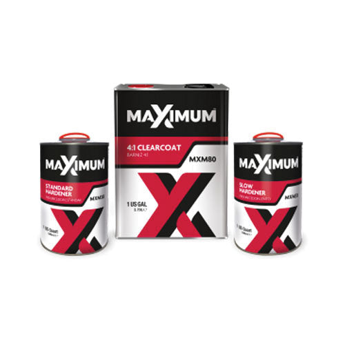 U-POL Maximum MXM31 4:1 Slow Hardener,1 qt, Liquid, Clear