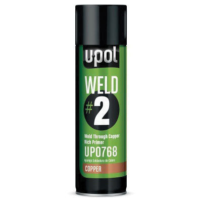 U-POL® UP0768 WELD#2 Weld-Through Primer, 450 mL, Copper, 53.8 sq-ft Coverage, 10 to 20 min Air Dry Curing