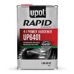 U-POL® RAPID SYSTEM™ UP6401 Primer Hardener, 1 L Tin, Clear, Liquid