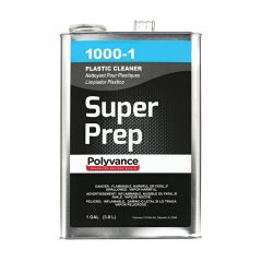 Polyvance Super Prep 1000-1 Plastic Cleaner, 1 Gal Can, Clear