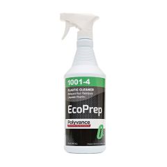 Polyvance Ecoprep 1001-4 Plastic Cleaner, 32 Fl-Oz Bottle, Clear, Liquid