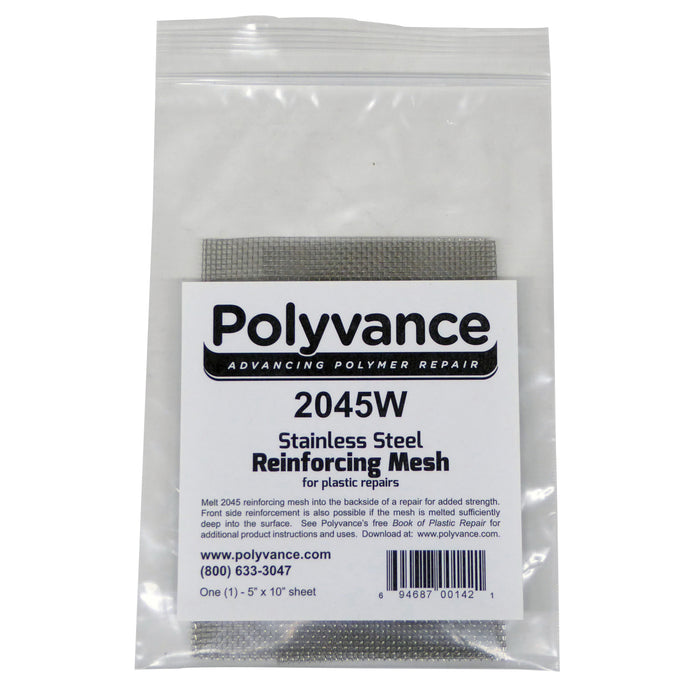 Polyvance 2045W Reinforcing Wire Mesh, Stainless Steel
