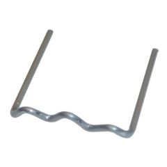 Polyvance 6214 Flat Staple, 0.8 mm Dia, 3-1/2 in L x 1 in W x 2-1/2 in H