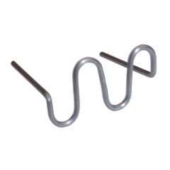 Polyvance 6215 Wave Staple, 0.8 mm Dia, 2-1/2 in L x 1 in W x 4 in H