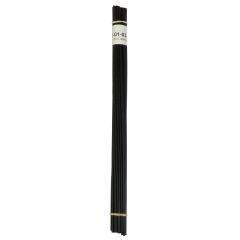 Polyvance R02-01-03-BK Welding Rod, 1/8 in Dia x 12 in L, Round, Polypropylene, Black