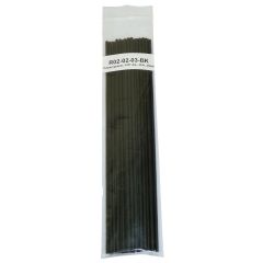 Polyvance R02-02-03-BK Welding Rod, 3/16 in Dia x 12 in L, Round, Polypropylene, Black
