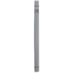 Polyvance R03-01-03-WH Welding Rod, 1/8 in Dia x 12 in L, Round, ABS, White