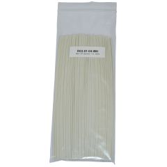 Polyvance R03-01-04-WH Welding Rod, 1/8 in Dia x 12 in L, Round, ABS, White