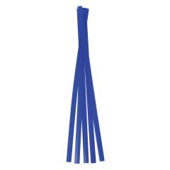 Polyvance R04-04-01-BL Welding Rod, 12 in L x 3/8 in W x 1/16 in THK, Flat, LDPE, Blue