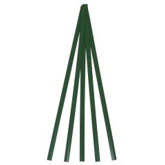 Polyvance R04-04-01-GN Welding Rod, 12 in L x 3/8 in W x 1/16 in THK, Flat, LDPE, Green