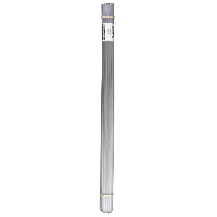 Polyvance R07-01-03-NT Welding Rod, 1/8 in Dia x 12 in L, Round, Polycarbonate, Natural