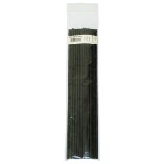Polyvance R10-02-03-BK Welding Rod, 3/16 in Dia x 12 in L, Round, FiberFlex, Black