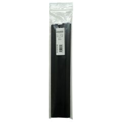 Polyvance R18-04-03-BK Welding Rod, 12 in L x 3/8 in W x 1/16 in THK, Flat, Polypropylene and 15% Glass Fiber, Black