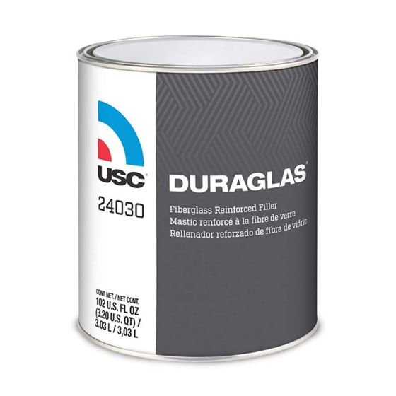 USC 24030 DURAGLAS® Short Strand Fiberglass Filler - 1 gal Dark Green Solid