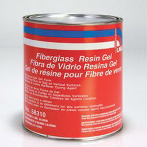 US Chemical & Plastics 58310 Fiberglass Resin Gel, 1 gal Can, Purple, Liquid