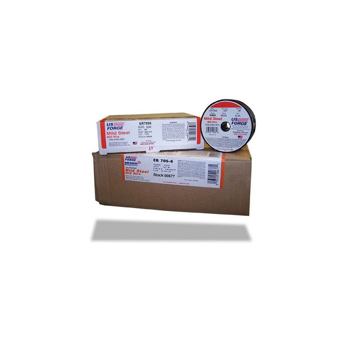 US Forge Inc. FORGE 00654 MIG Wire, 0.023 in Dia, 70S-6 Solid Mild Steel Wire, 10 lb