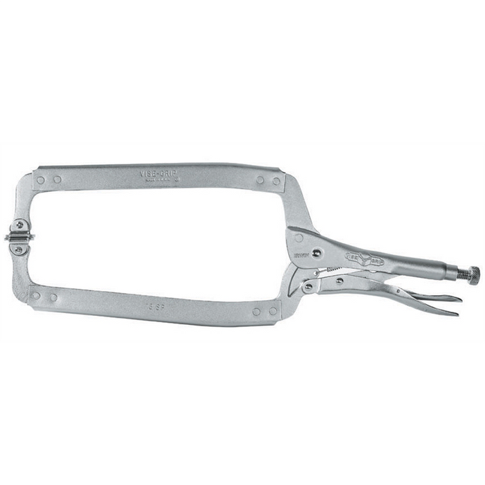 Vise-Grip / Irwin Industrial Tools - 8 Inch Swivel Pads Long Reach C-Jaws Locking Clamp