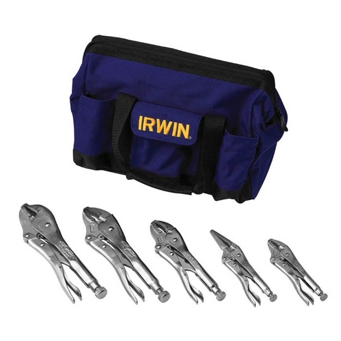 Vise-Grip / Irwin Industrial Tools Irwin Vise-Grip 5-Piece Locking Pliers Set in Bag