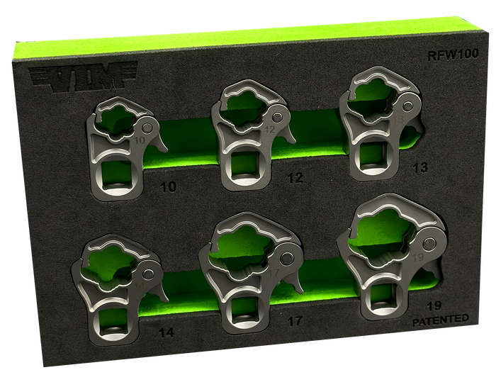 Vim Tools 6 PC. 3/8'' DR. RATCHETING FLARE NUT SET