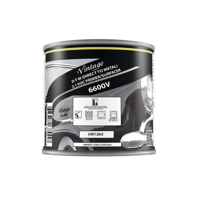Vintage Flatz Vintage CP6600V-1 Direct To Metal Primer, 1 gal Can, Medium Gray, 4:1 Mixing, 440 sq-f