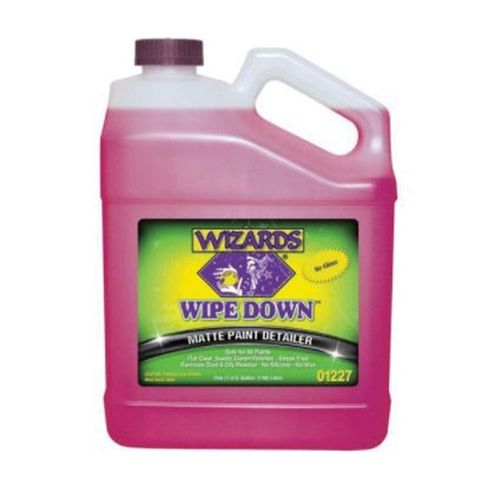 Wizards Products Wipe Down 01227 Matte Paint Detailer, 1 gal Can, Pink