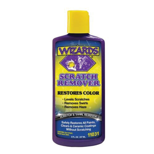 Wizards Products 11031 Scratch Remover, 8 oz Squeeze Bottle, Off-White
