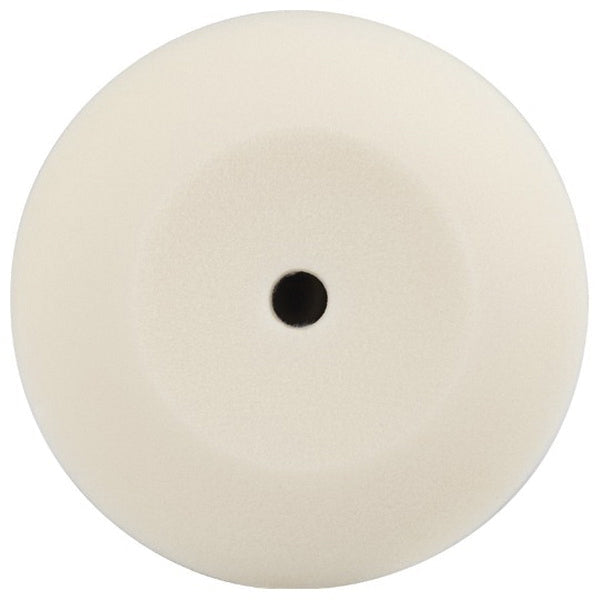 Wizards 11205 Medium Density Foam Buffing Pad 8-1/2 in White - Hook and Loop for Compounds